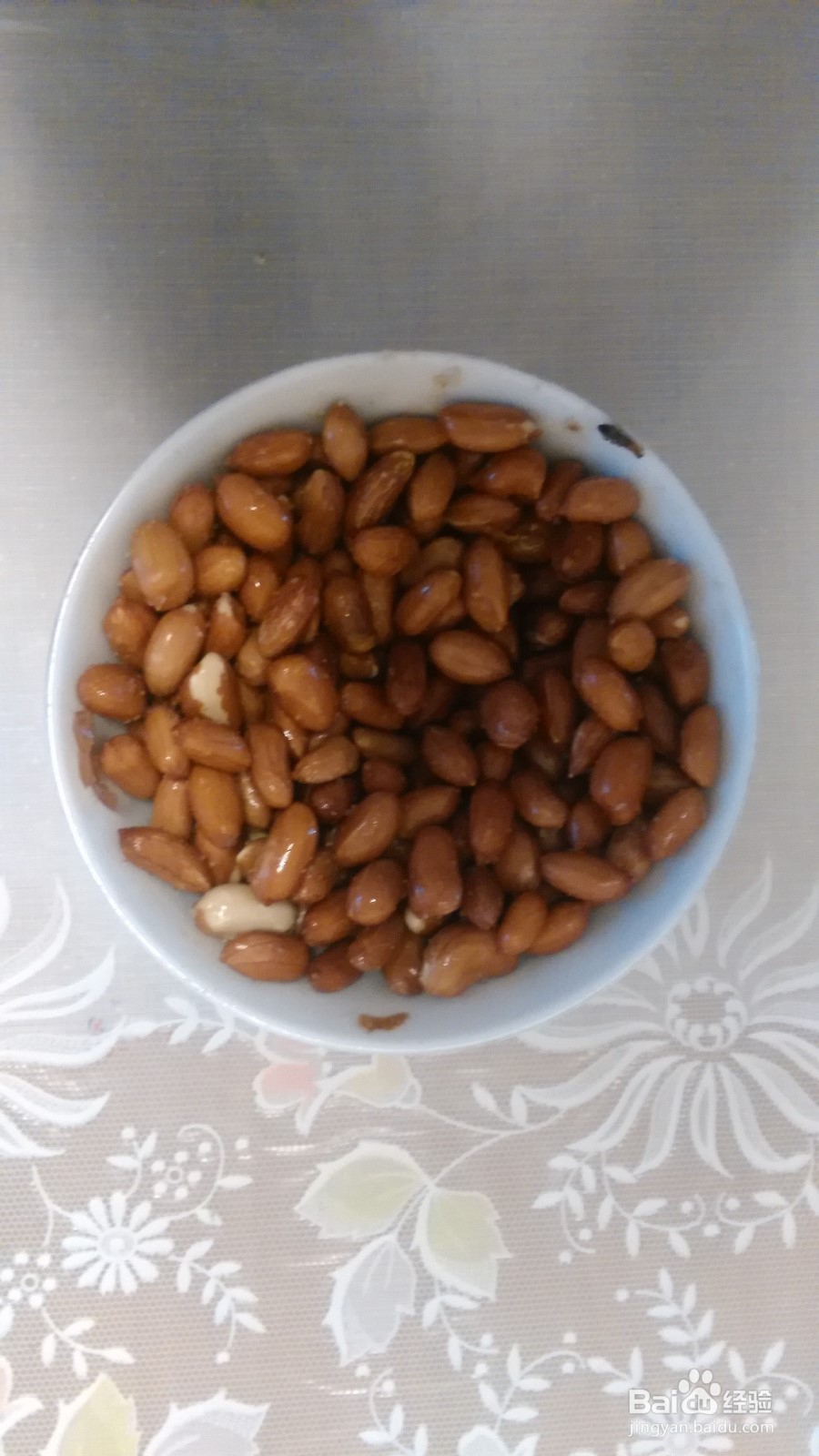 美食 油爆花生米 微波炉