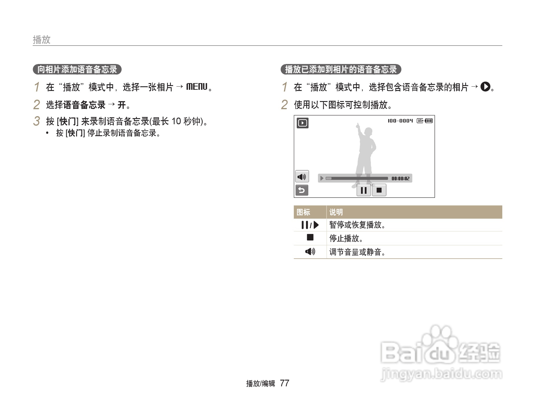 三星ST5500数码相机使用说明书:[8]