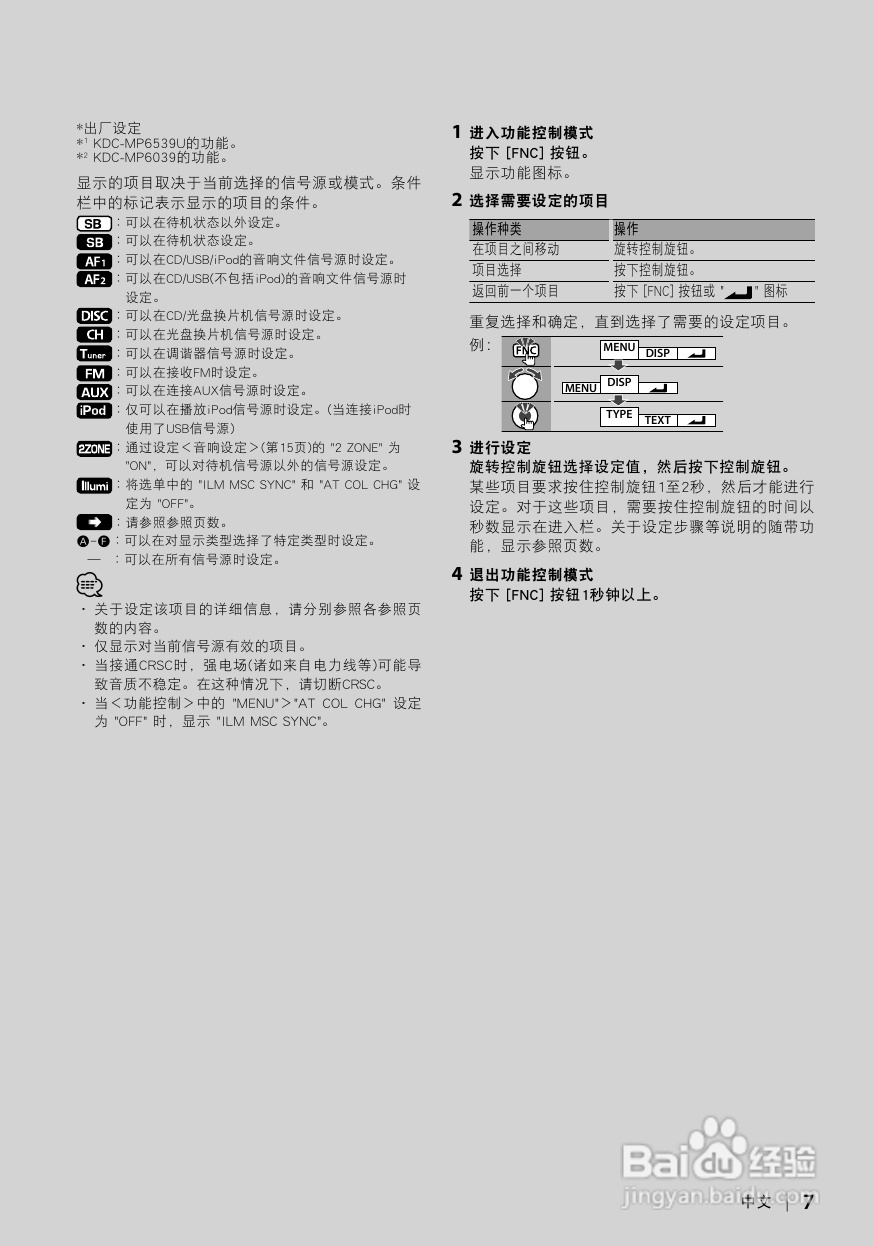 KENWOOD KDC-MP6539U/6039 CD接收机使用说明书:[1]