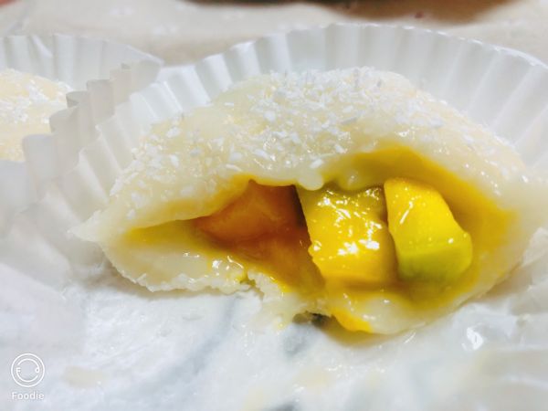 椰汁芒果糯米糍