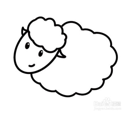 怎么画出可爱的小绵羊？