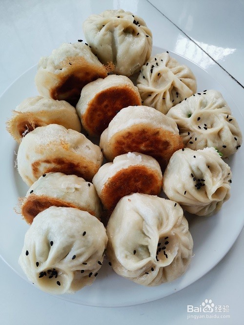 素三鲜煎包的做法
