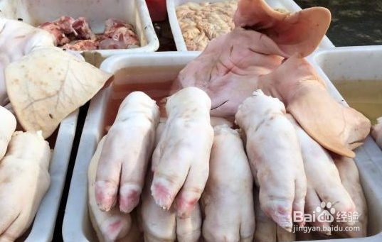 如何区分猪蹄的前蹄和后蹄?