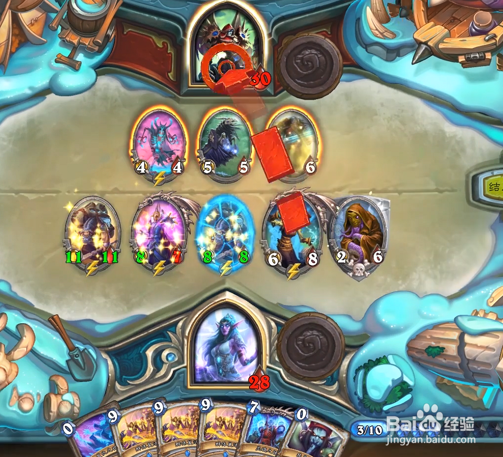 炉石传说外域的灰烬英雄难度塔隆血魔攻略