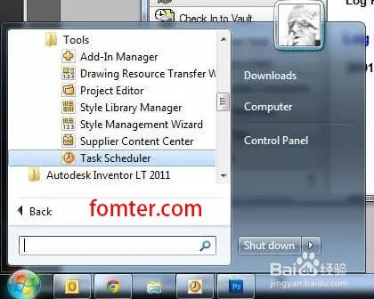 Inventor Task Scheduler的使用