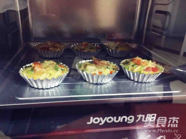 杂蔬鸡蛋芝士杯