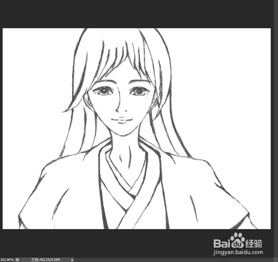如何用PS画出古风男孩