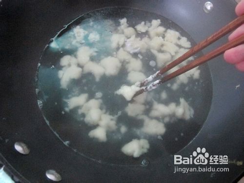 香菇鸡蛋面疙瘩