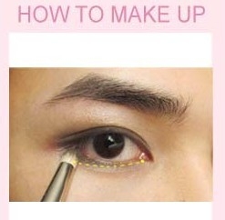 单眼皮内双大眼妆 韩系小烟熏教程