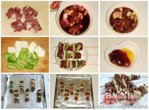 蜜汁柚香牛肉串