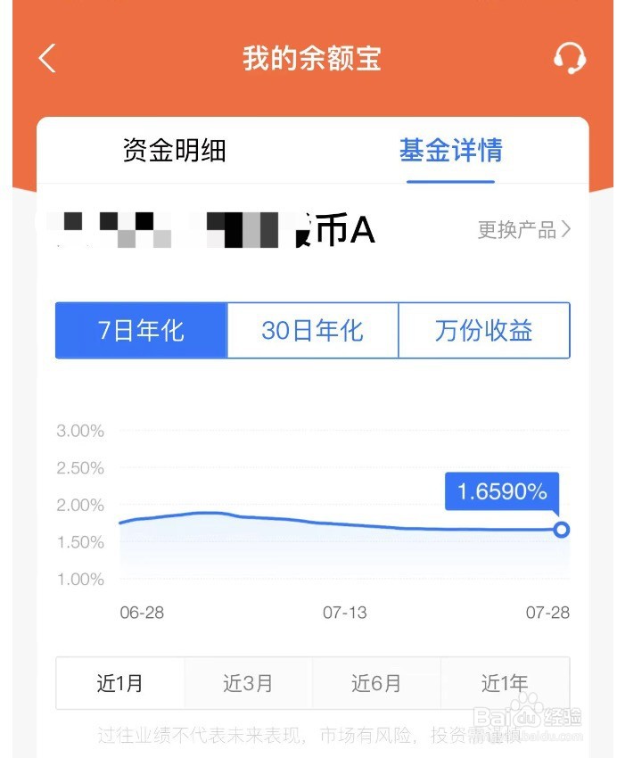 支付宝如何查看余额宝货币基金的详情