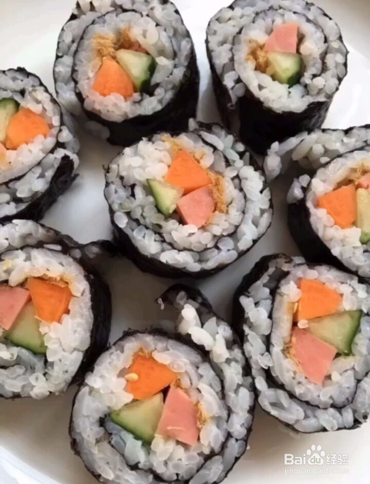 如何制作简单紫菜包饭?