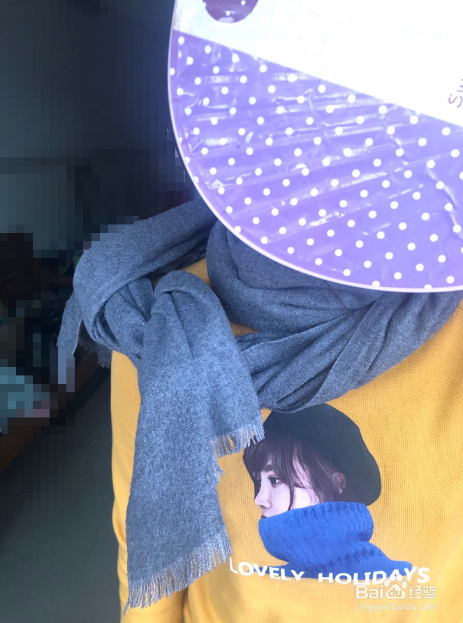 围巾打结的方法