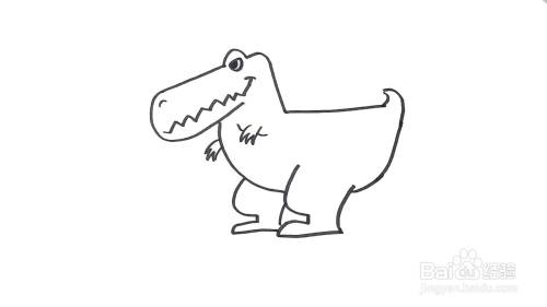 儿童画恐龙简单画法
