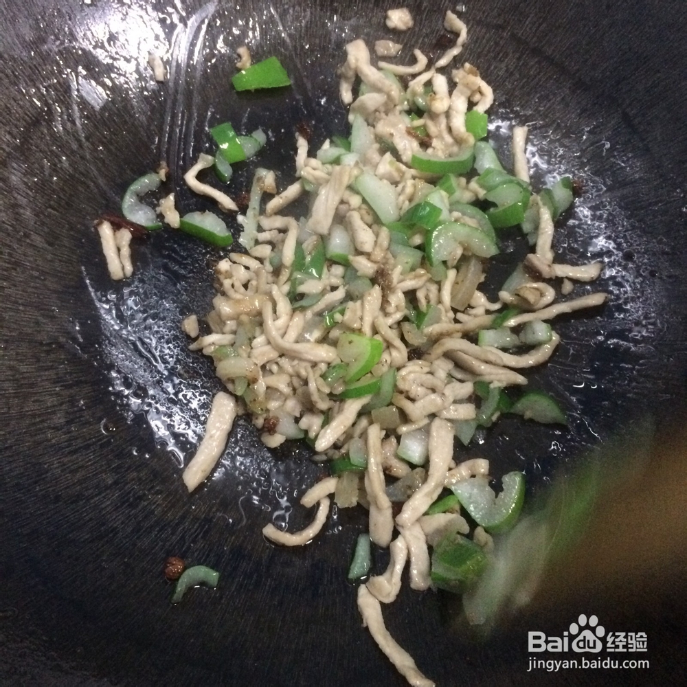 三餐小菜——肉丝炒咸菜的做法