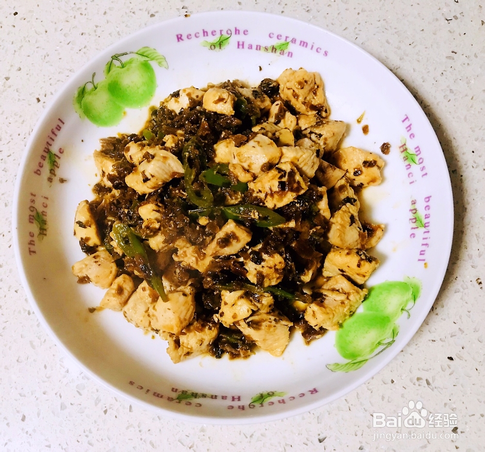 爽脆可口的鸡米芽菜