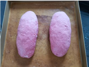 红丝绒紫米奶酪包的制作方法