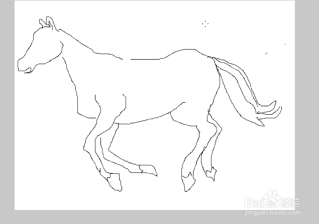 用firework一步步学着画马