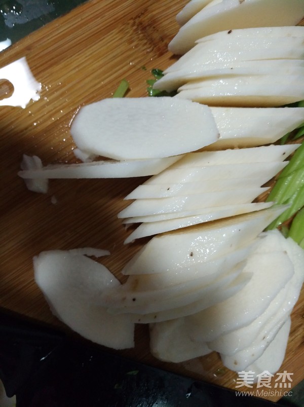 西芹木耳炒山药