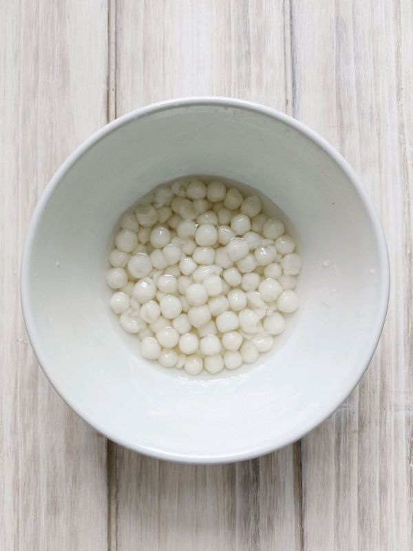 阿胶麻薯牛奶红豆沙