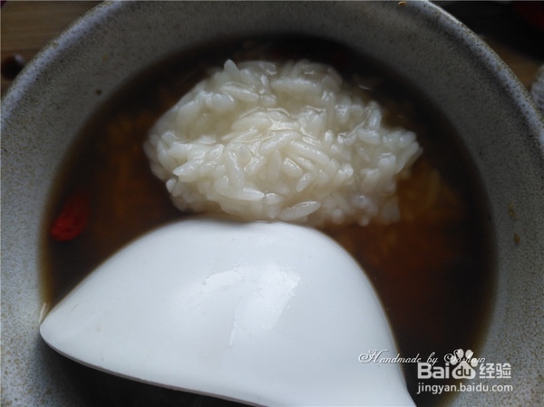 美味营养的红枣桂圆酒酿姜汤