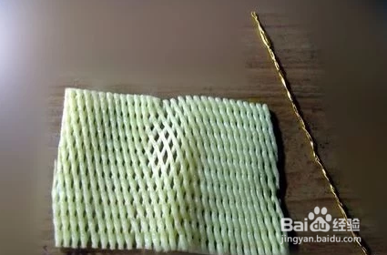 泡沫网套做花朵教程