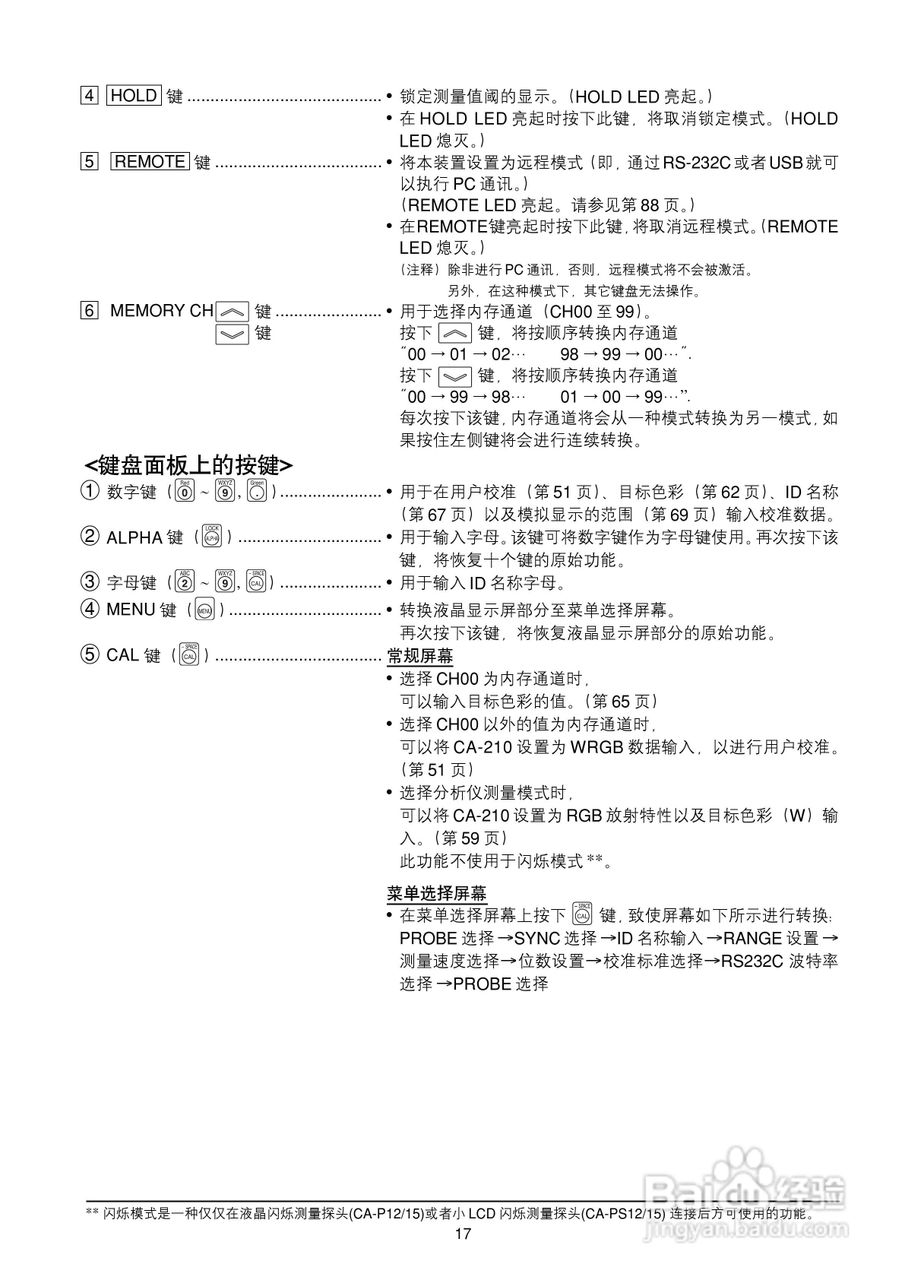 欣润彩色分析仪CA-210说明书:[2]