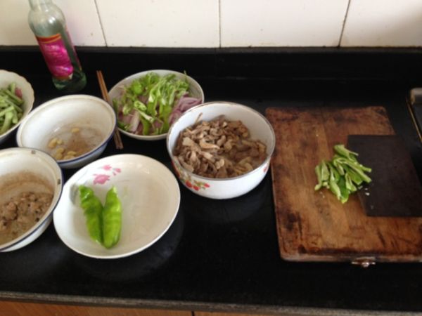 青椒洋葱炒肉丝