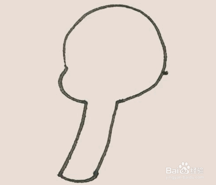 大象的简笔画法