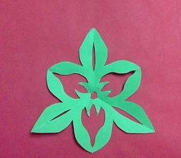 兰花团花的制作过程