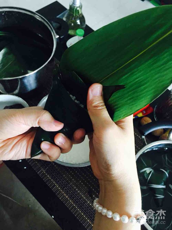 第一次尝试传统豆沙粽子