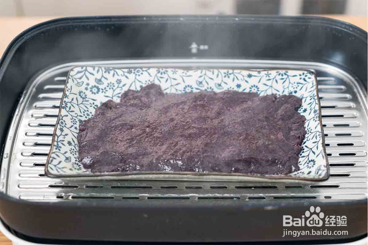 黑米饭团的做法