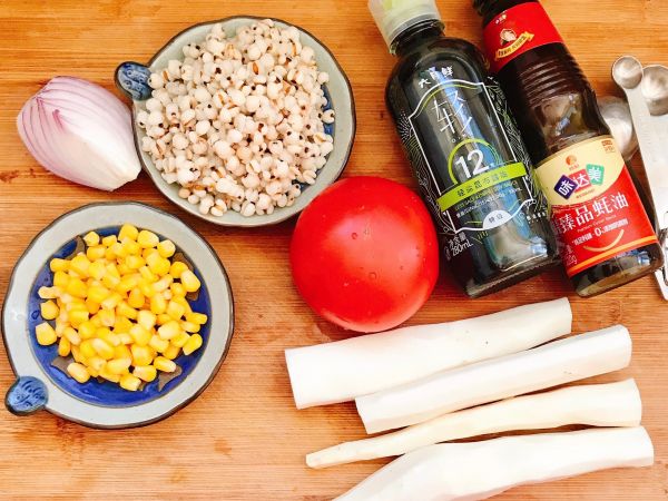 茄汁山药炒薏仁