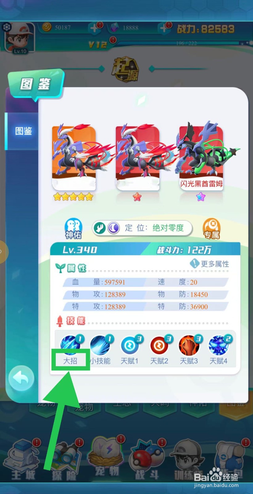 英雄魔法门如何查看闪光黑酋雷姆的大招