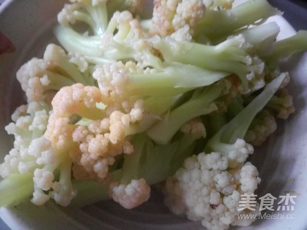 小炒花菜的做法