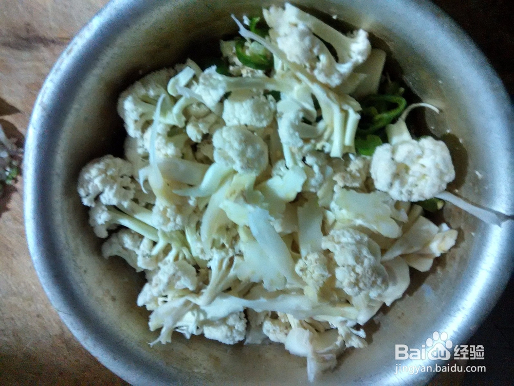 家常炒有机菜花