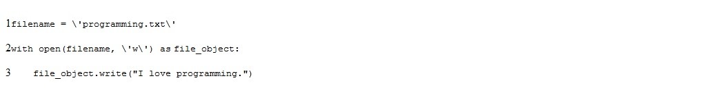 Python如何编写文件