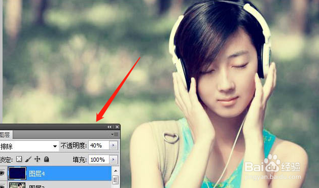 PS给音乐美女加上柔和甜美的夏季色