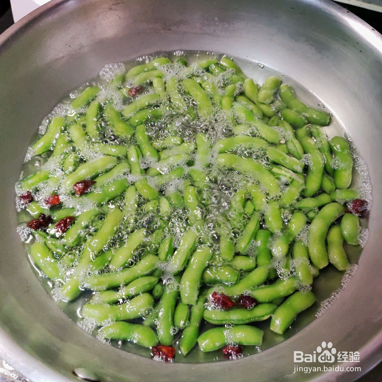 凉拌毛豆的做法