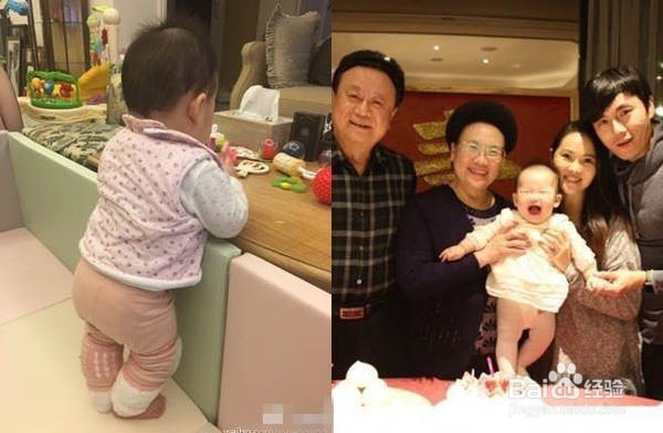 伊能静女儿可以站起来了，当妈的她哭了！