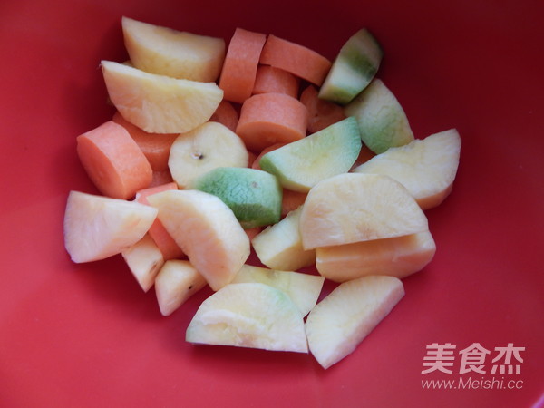 昆布胡萝卜烧鸡丁