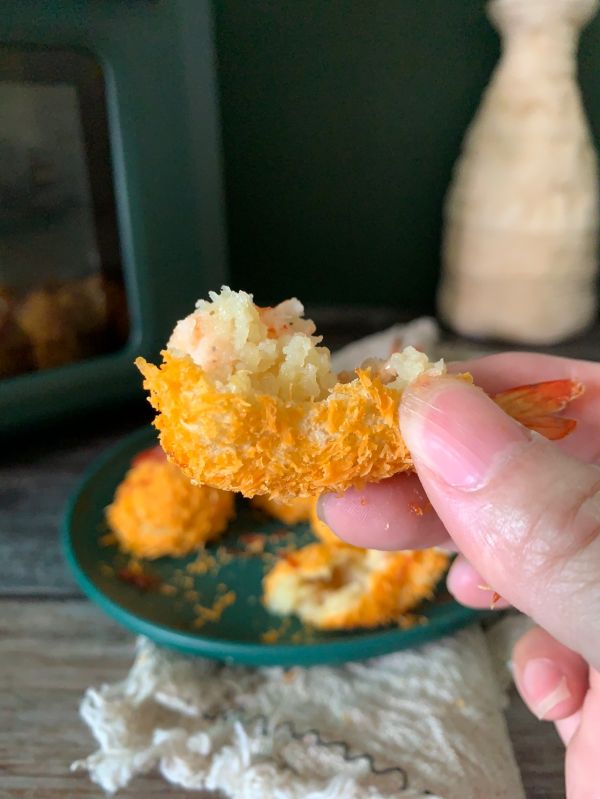 无油低脂凤尾虾球