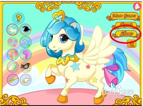 怎样玩《独角兽飞越彩虹》小游戏