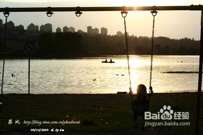 温哥华鹿湖Deer Lake 黄昏漫步(组图)