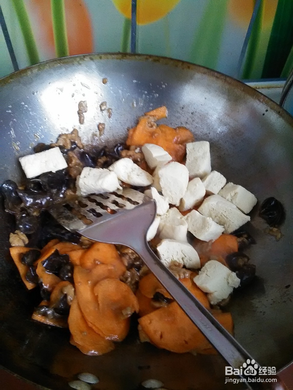 全家菜——大白菜木耳猪肉炖冻豆腐