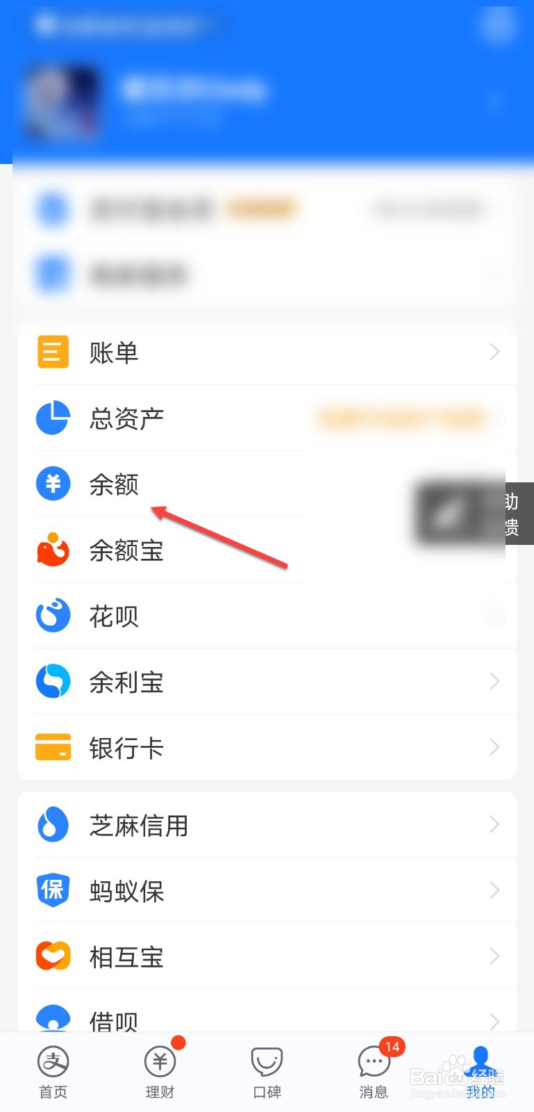 支付宝怎么查余额变动明细