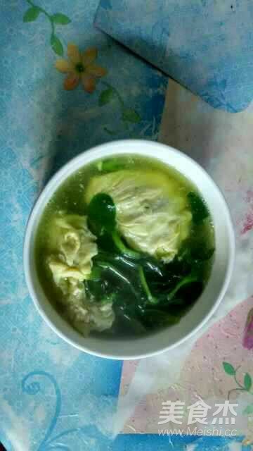 青菜鸡蛋汤的做法