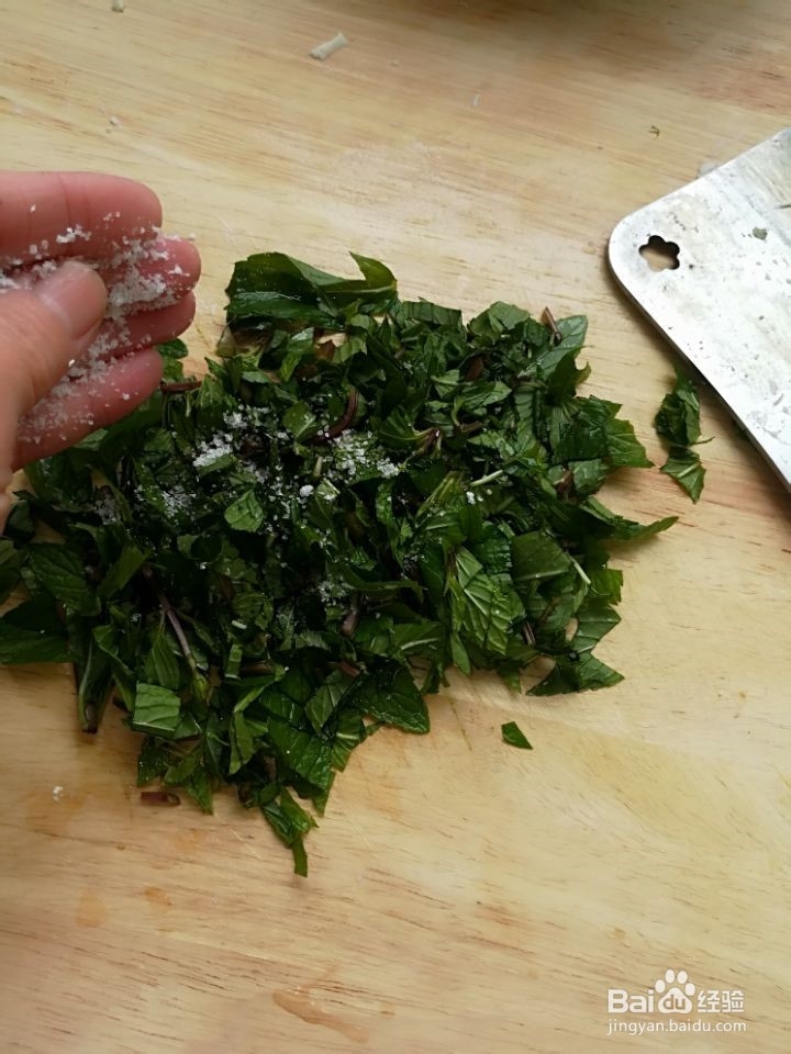 薄荷豆腐的凉拌做法