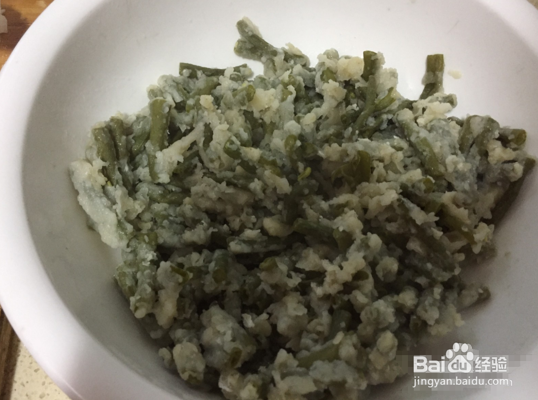 豆角加面粉蒸着吃怎么做