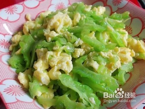 家庭苦瓜炒蛋的简单做法